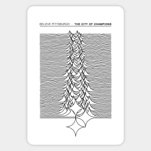 Unknown Pleasures of Pittsburgh Magnet